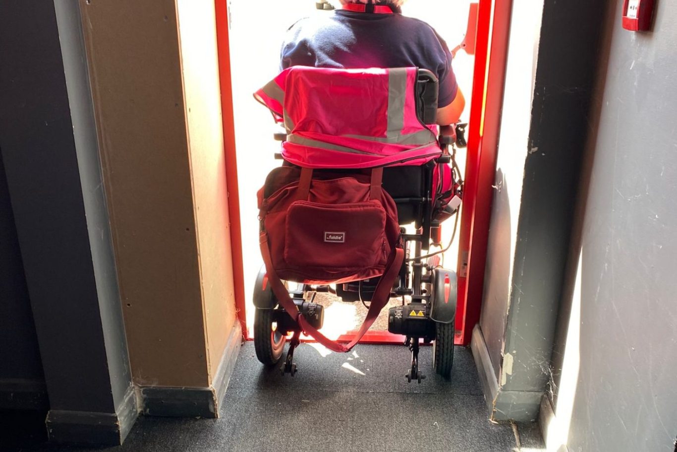 Wheelchair parking space photo